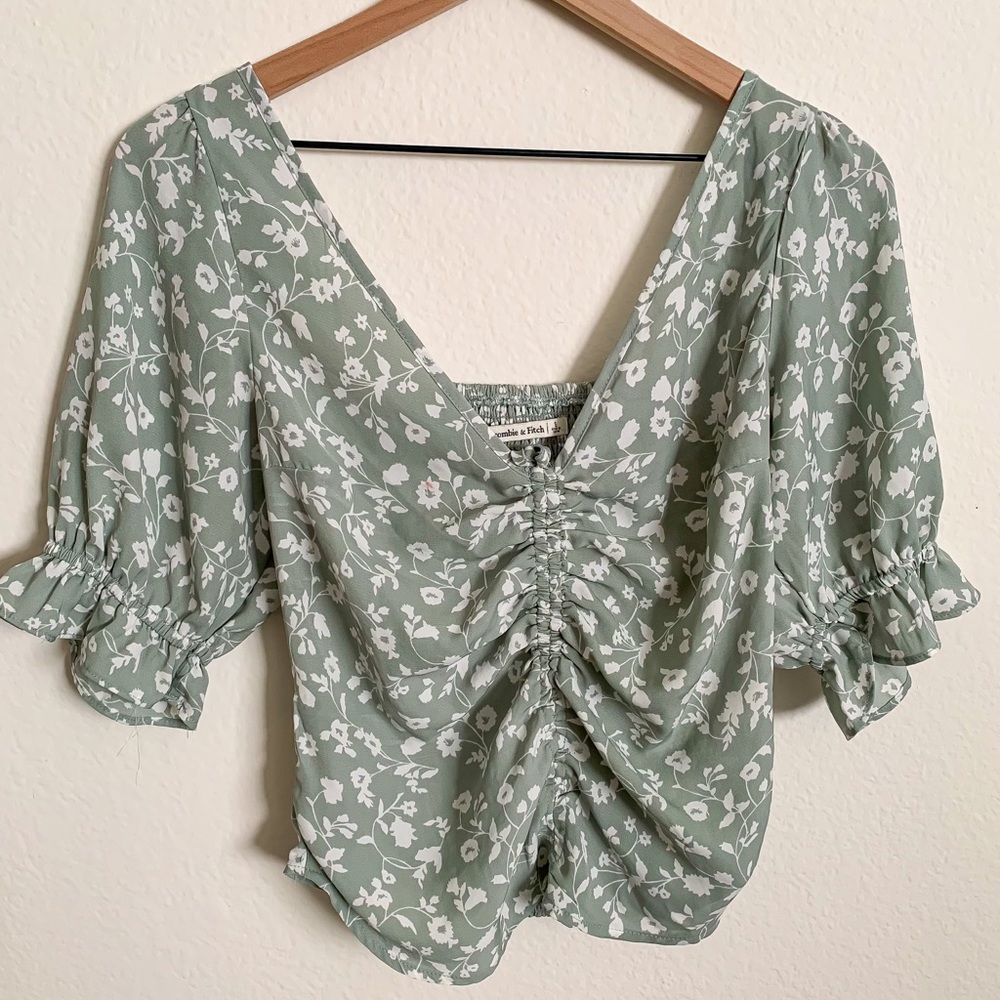 Abercrombie floral blouse